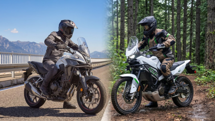 Honda NX500 vs Kawasaki KLE 500 SE