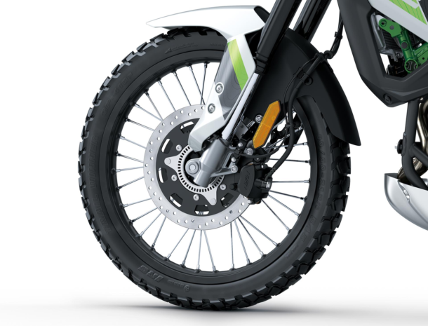 Pengereman Singel Disk Brake pada KLE 500