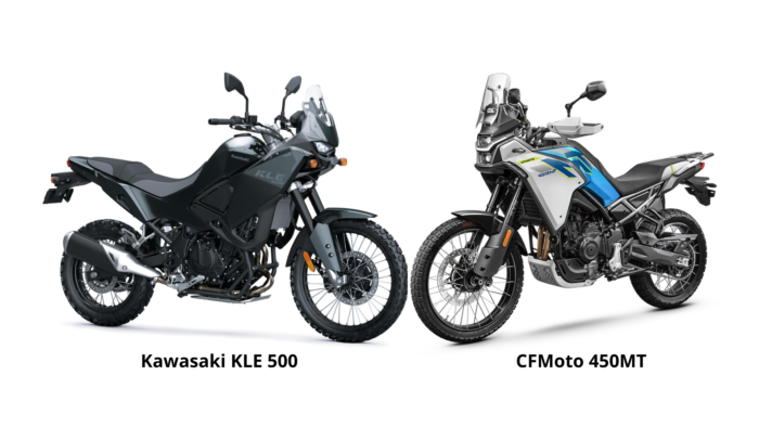 Kawasaki KLE 500 vs CFMoto 450MT
