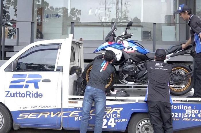 Layanan towing motor BMW