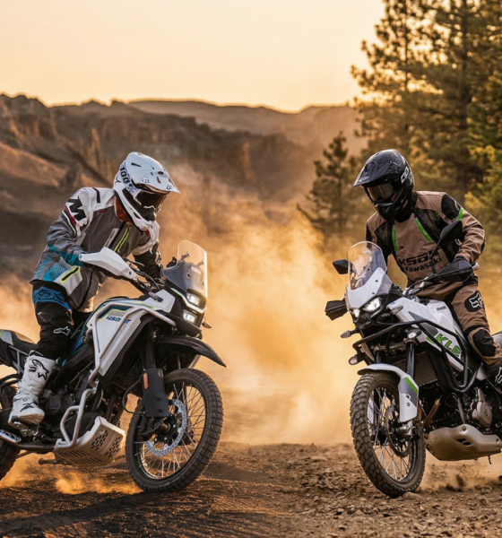 Kawasaki KLE 500 SE vs CFMoto 450 MT