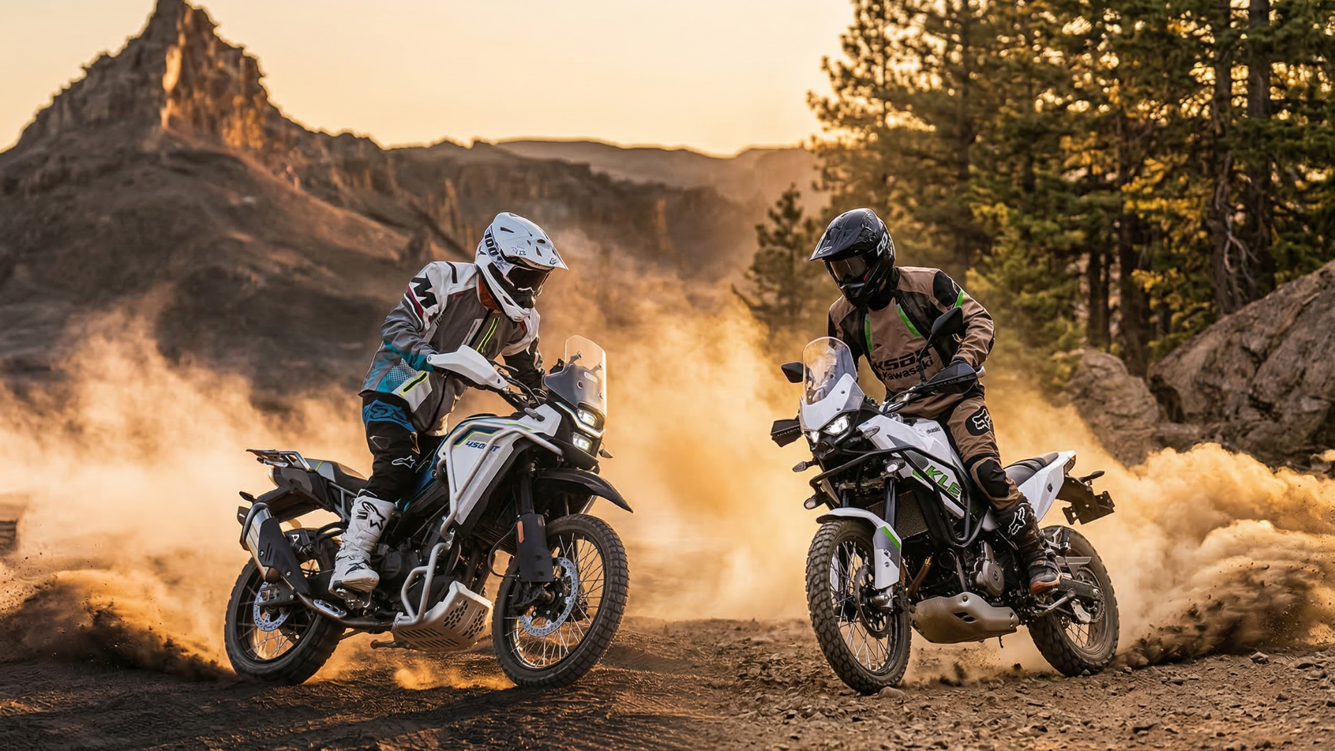 Kawasaki KLE 500 SE vs CFMoto 450 MT